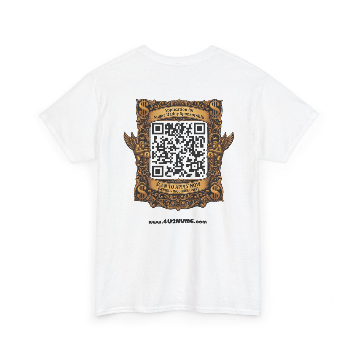 “Sugar Daddy Now Hiring” Graphic Tee — Funny Vintage Orangutan Poster T-Shirt