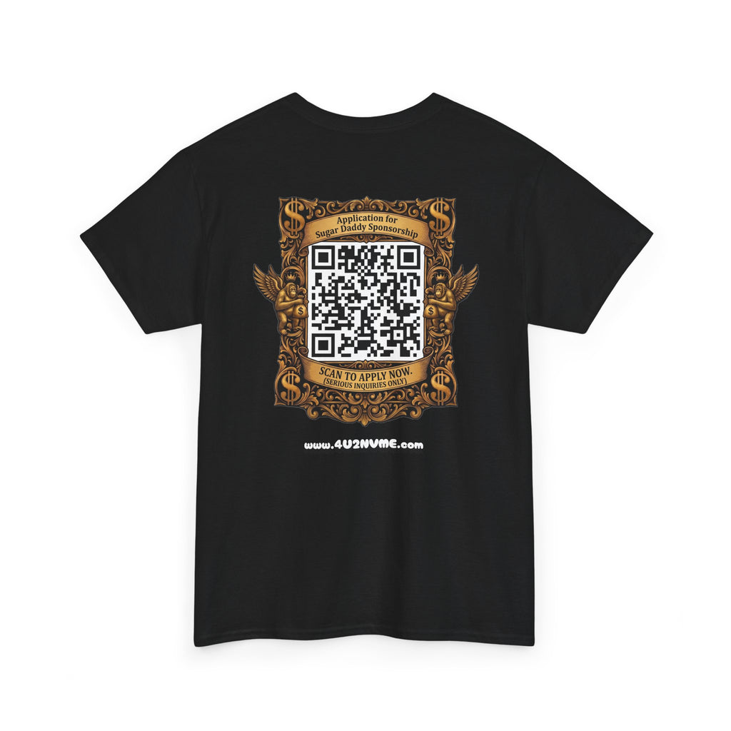 “Sugar Daddy Now Hiring” Graphic Tee — Funny Vintage Orangutan Poster T-Shirt